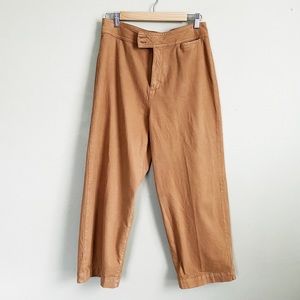 Sezane Straight Leg Crop Pants